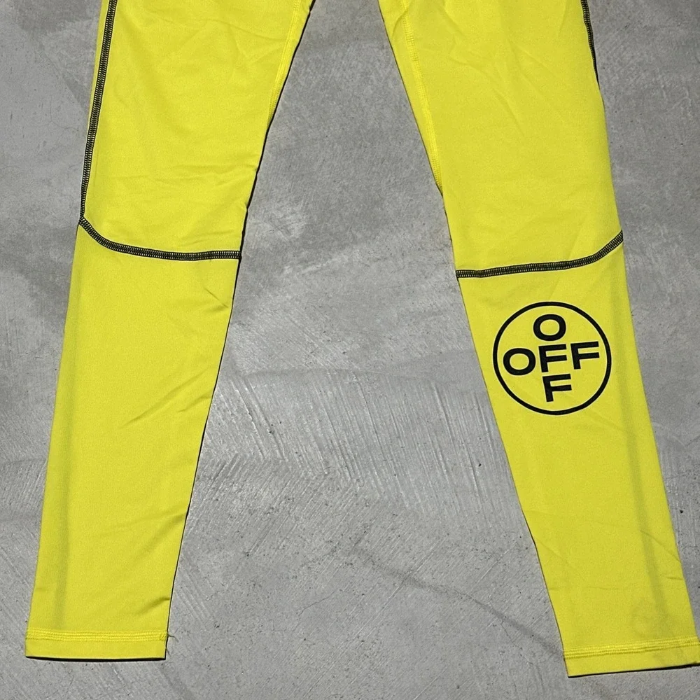 Men's Nike Pro Off-White Tights Opti Yellow Size Small CN5532-731 NWT $160 - Picture 12 of 14